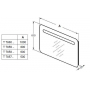 Зеркало IDEAL STANDARD Dea T7860BH. Фото