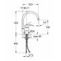 Смеситель для мойки GROHE Eurostyle 32543001. Фото