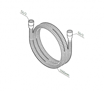 Шланг для душа 1500 мм AM.PM AM.PM F0400664. Фото