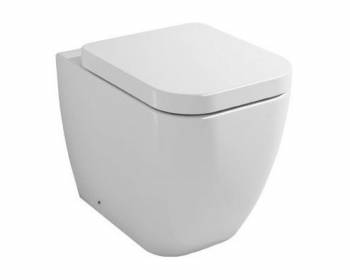 Чаша приставного унитаза BELBAGNO Alise P-trap BB540CB. Фото