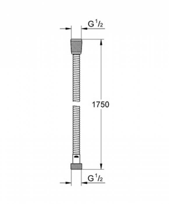 Душевой шланг GROHE 45992000. Фото