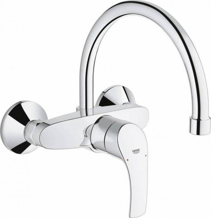 Смеситель для мойки GROHE Eurosmart 32482001. Фото