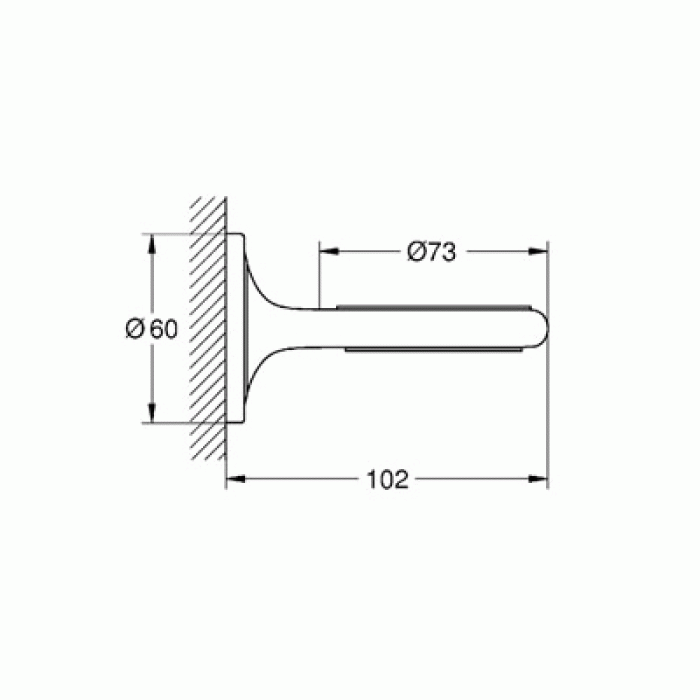 Держатель для стакана, мыльницы GROHE Ondus 40376000 для ванной комнаты. Фото