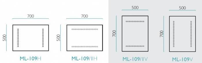 Зеркало МИР СТЕКЛА ML-109. Фото