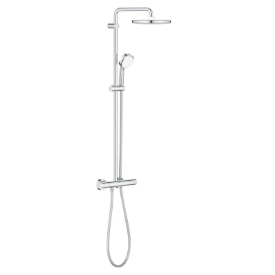 GROHE 26670000 Tempesta Cosmopolitan System 250 Душевая система с термостатом для настенного монтажа, хром. Фото