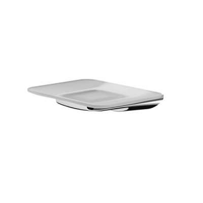 Стеклянная мыльница с настенным держателем AM.PM Inspire 2.0 A50A34200 для ванной комнаты. Фото