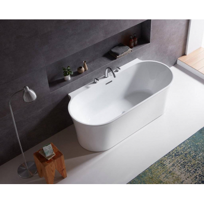 Ванна акриловая пристенная BELBAGNO BB409-1500-800. Фото