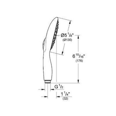 Ручной душ GROHE Power & Soul 27672DR0 Ручной душ GROHE Power & Soul 27672DR0. Фото