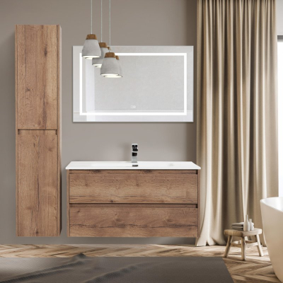 Зеркало BELBAGNO Kraft 99х69 SPC-KRAFT-985-685-TCH-WARM Зеркало BELBAGNO Kraft 99х69 SPC-KRAFT-985-685-TCH-WARM. Фото