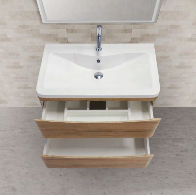 Тумба под раковину подвесная BELBAGNO ACQUA-800-2C-SO-RR Rovere Rustico. Фото