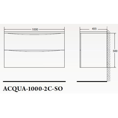 Тумба под раковину подвесная BELBAGNO ACQUA-1200-2C-SO-RR Rovere Rustico. Фото
