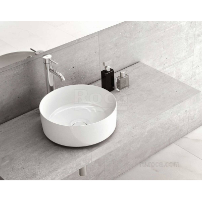 Раковина накладная ROCA Inspira Round WB SI 37x37 32752R000. Фото