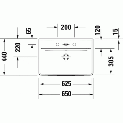 Раковина подвесная DURAVIT D-Neo 65х44 2366650000. Фото