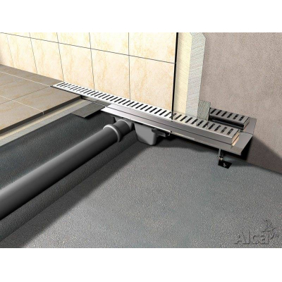 Водоотводящий желоб ALCAPLAST Flexible Low APZ104-1050. Фото