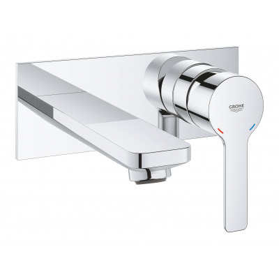 GROHE 19409001 Lineare New Смеситель для раковины настенный, на два отверстия, комплект верхней монтажной части для 32635. Фото