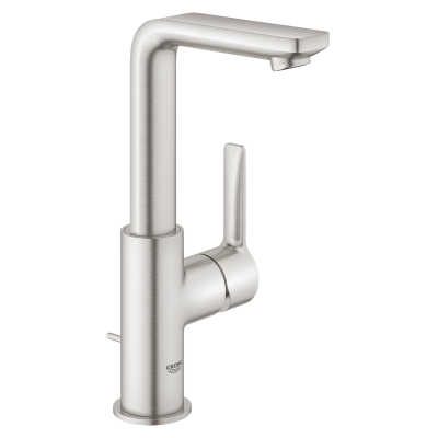 GROHE 23296DC1 Lineare New Смеситель однорычажный для раковины, высокий излив, со сливным гарнитуром. Фото
