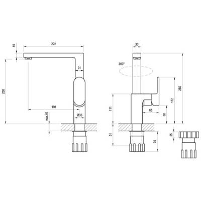 Смеситель для кухни RAVAK Chrome X070054 Смеситель для кухни RAVAK Chrome X070054. Фото