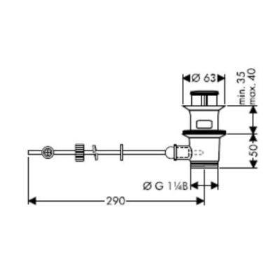 Смеситель для раковины AXOR Starck 10120000. Фото