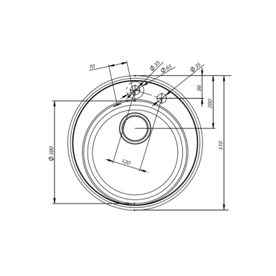 Мойка кухонная IDDIS Kitchen G K04S511i87. Фото