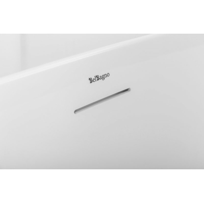 Ванна акриловая пристенная матовая BELBAGNO BB412-1700-800-MATT. Фото