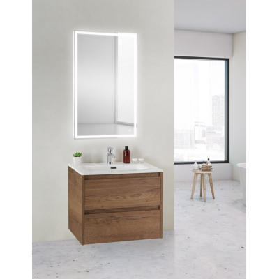 Тумба под раковину подвесная BELBAGNO KRAFT 39-800/390-2C-SO-RT Rovere Tobacco. Фото
