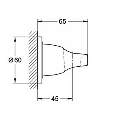 Держатель для душа GROHE Ondus 27188000. Фото