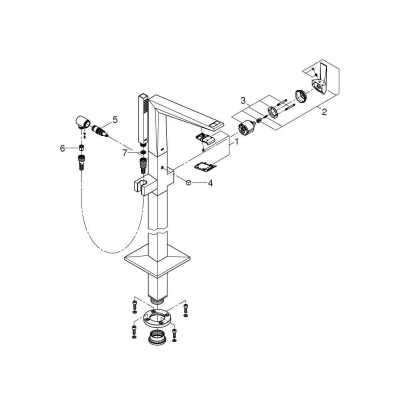 GROHE 23119000 Allure Brilliant Смеситель для ванны. Фото