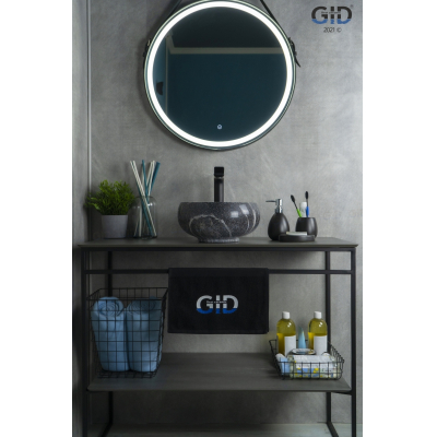 Раковина накладная GID Mnc480 31х31 54432 Под камень. Глянцевый. Фото