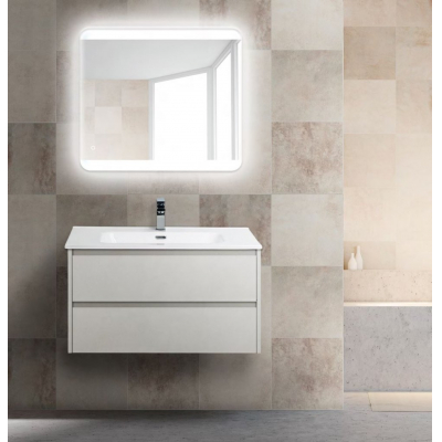 Тумба под раковину подвесная BELBAGNO KRAFT-1000-2C-SO-BO Bianco Opaco. Фото