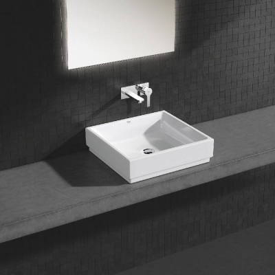 GROHE 19409001 Lineare New Смеситель для раковины настенный, на два отверстия, комплект верхней монтажной части для 32635. Фото