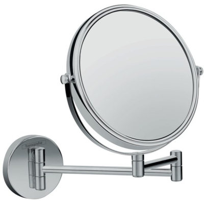Зеркало для бритья без подсветки Hansgrohe Logis Universal 73561000 для ванной комнаты. Фото