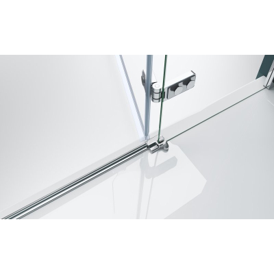 Душевая дверь BELBAGNO KRAFT-B-12-60/40-C-Cr-L. Фото