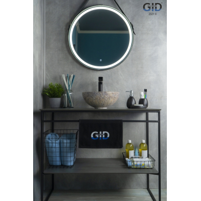 Раковина накладная GID Mnc489 32х32 54437 Под камень. Глянцевый. Фото