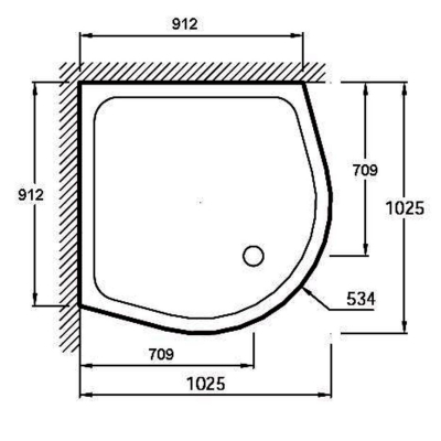 Душевой поддон Jacob Delafon Indigo E62406-00. Фото