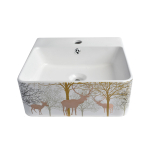 Раковина-чаша накладная Bronze De Luxe Golden Deer 42х40 1060GD Раковина-чаша накладная Bronze De Luxe Golden Deer 42х40 1060GD. Фото