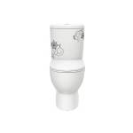 Унитаз-компакт Sanita Luxe Art Flora SL DM ARTSLCC10040622 с сиденьем Soft-Close Унитаз-компакт Sanita Luxe Art Flora SL DM ARTSLCC10040622 с сиденьем Soft-Close. Фото