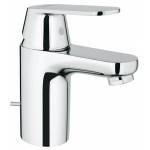 GROHE 2337700E Eurosmart Cosmopolitan Смеситель для раковины со сливным гарнитуром, с энергосберегающим картриджем - подача холодной воды при центральном положении рычага GROHE 2337700E Eurosmart Cosmopolitan Смеситель для раковины со сливным гарнитуром, с энергосберегающим картриджем - подача холодной воды при центральном положении рычага. Фото