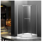 Душевое ограждение MIRSANT с поддоном Aurora 100/3. Фото