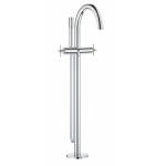 GROHE 25044003 Atrio New Смеситель двухвентильный для ванны свободностоящий, напольный монтаж, крестообразные ручки, ручной душ с держателем (комплект верхней монтажной части для 45 984 001) GROHE 25044003 Atrio New Смеситель двухвентильный для ванны свободностоящий, напольный монтаж, крестообразные ручки, ручной душ с держателем (комплект верхней монтажной части для 45 984 001). Фото