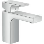 Смеситель для раковины со сливным гарнитуром Hansgrohe Vernis Shape 100 71561000 хром Смеситель для раковины со сливным гарнитуром Hansgrohe Vernis Shape 100 71561000 хром. Фото