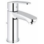 GROHE 2338720E Eurostyle Cosmopolitan Смеситель однорычажный для раковины со сливным гарнитуром, уменьшенный вариант, с энергосберегающим картриджем - подача холодной воды при центральном положении рычага GROHE 2338720E Eurostyle Cosmopolitan Смеситель однорычажный для раковины со сливным гарнитуром, уменьшенный вариант, с энергосберегающим картриджем - подача холодной воды при центральном положении рычага. Фото