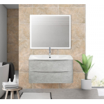 Тумба под раковину подвесная BELBAGNO ACQUA-900-2C-SO-CVG Cemento Verona Grigio Тумба под раковину подвесная BELBAGNO ACQUA-900-2C-SO-CVG Cemento Verona Grigio. Фото
