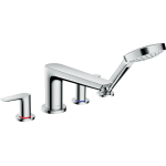 Смеситель Hansgrohe Talis E на край ванны, на 4 отверстия 71748000, хром Смеситель Hansgrohe Talis E на край ванны, на 4 отверстия 71748000, хром. Фото
