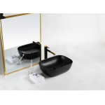 Раковина накладная BELBAGNO 50х40 BB1302-H301 черная матовая Раковина накладная BELBAGNO 50х40 BB1302-H301 черная матовая. Фото