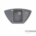 Мойка для кухни Акватон Лория угловая серая 1A715032LR230 Мойка для кухни Акватон Лория угловая серая 1A715032LR230. Фото