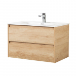 Тумба под раковину подвесная BELBAGNO KRAFT-1000-2C-SO-RNN Rovere Nebrasca Nature. Фото