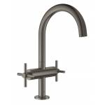 GROHE 21019AL3 Atrio New Смеситель двухвентильный для раковины на 1 отверстие, крестобразная ручка, размер L, Графит GROHE 21019AL3 Atrio New Смеситель двухвентильный для раковины на 1 отверстие, крестобразная ручка, размер L, Графит. Фото