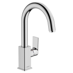 Смеситель для раковины со сливным гарнитуром Hansgrohe Vernis Shape 210 71564000 хром Смеситель для раковины со сливным гарнитуром Hansgrohe Vernis Shape 210 71564000 хром. Фото