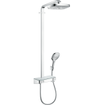Душевая система Hansgrohe Raindance Select E Showerpipe 300 2jet EcoSmart 9 л/мин., ShowerTablet Select 300 27283000, хром Душевая система Hansgrohe Raindance Select E Showerpipe 300 2jet EcoSmart 9 л/мин., ShowerTablet Select 300 27283000, хром. Фото
