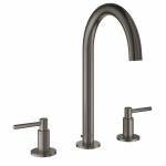 GROHE 20009AL3 Atrio New Смеситель двухвентильный для раковины на 3 отверстия, монтаж на бортик, размер M, Графит GROHE 20009AL3 Atrio New Смеситель двухвентильный для раковины на 3 отверстия, монтаж на бортик, размер M, Графит. Фото